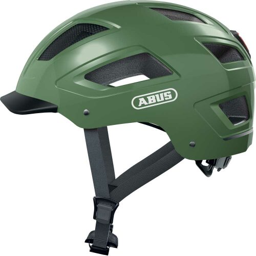veilig op E-Bike met helm Abus Hyban 2.0 Jade Green