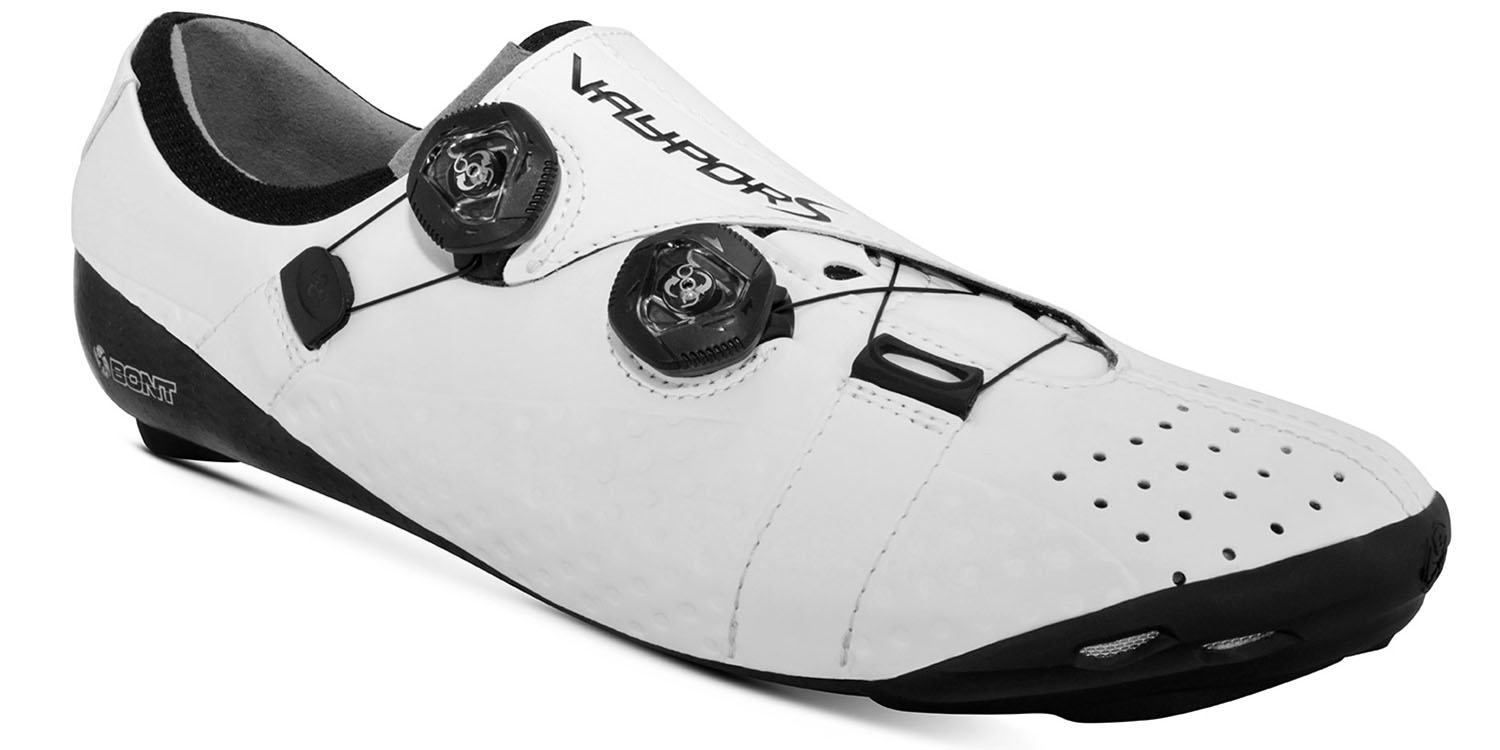 Wielrenschoenen: Bont Cycling Shoe Vaypor S White Narrow Fit