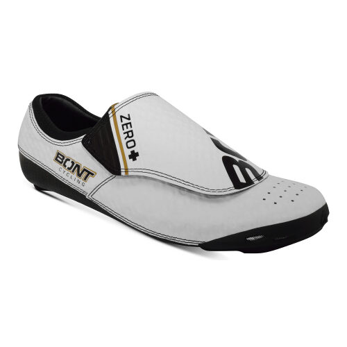 Wielrenschoenen: Bont Cycling Shoe Triathlon Track Zero+ White/Black Standard Fit