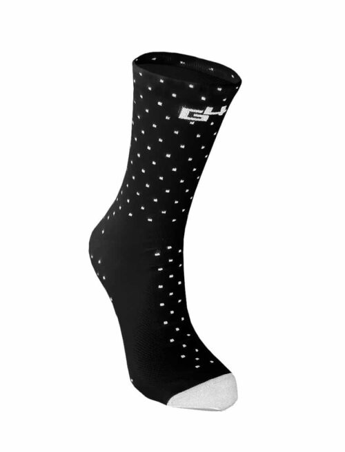 Fietssokken: G4 Socks Simply Man Black With White Dots
