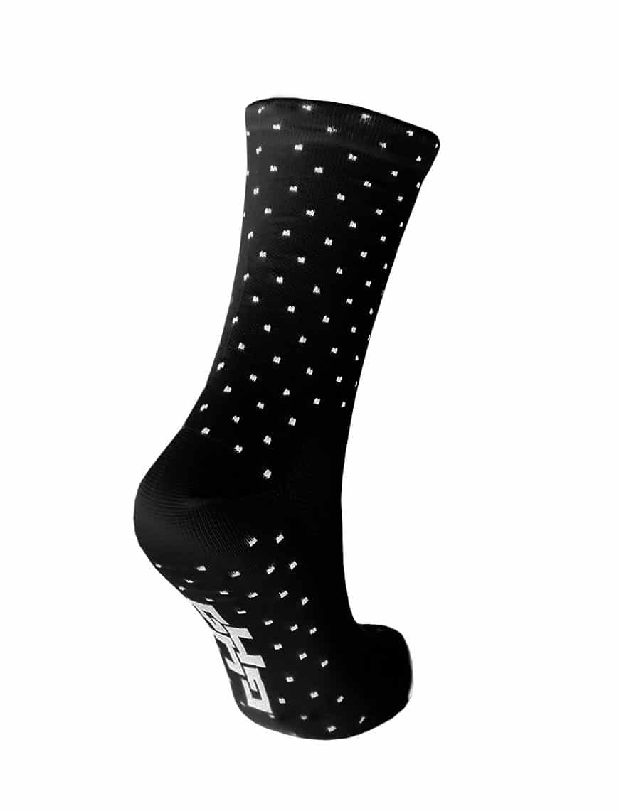 G4 Socks Simply Man Black With White Dots
