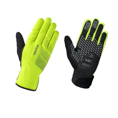Fietshandschoenen: Gripgrab Gloves Ride Hi-Vis Waterproof Winter Yellow Hi-Vis