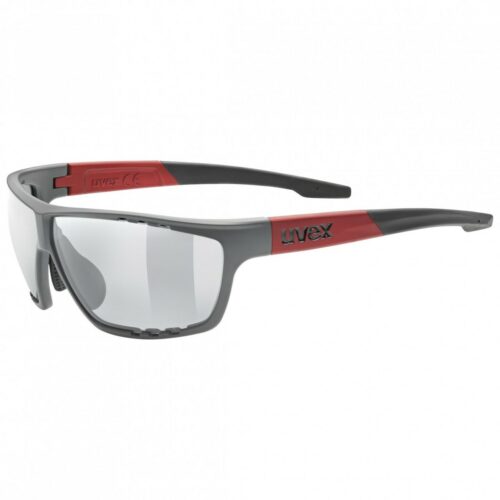 Zonnebril: Uvex Sportstyle 706 Grey Red Mat