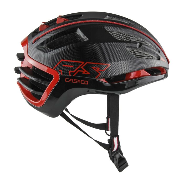 Wielrenhelmen Casco : Helm Speedairo2 Rs Design Black-Red