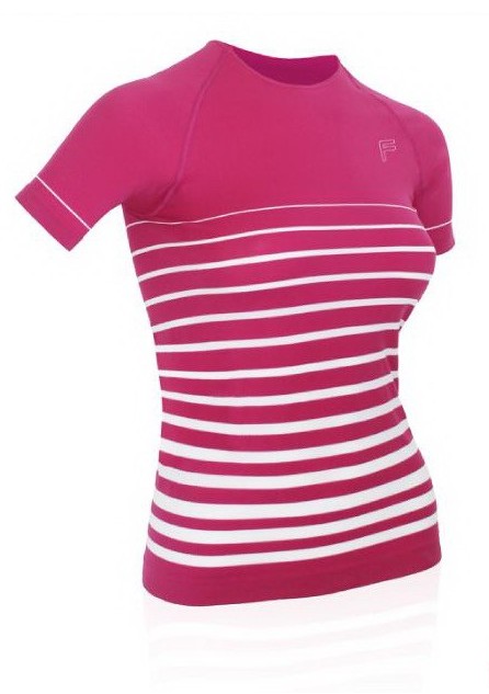 Baselayer: F-lite T-Shirt Ultalight 70 Woman Pink/White