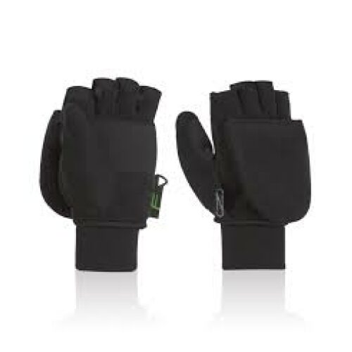 Fietshandschoenen: F-lite Gloves Mittens (flap) Black