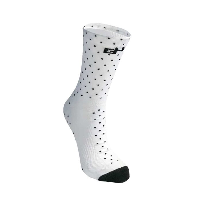 G4 Socks Simply Man White With Black Dots
