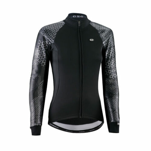 Fietsjassen GSG: Jacket PIXEL COLD woman Black