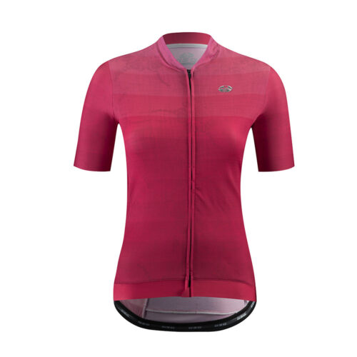 Fietsshirt: GSG Jersey WAD GREEN SS woman Red