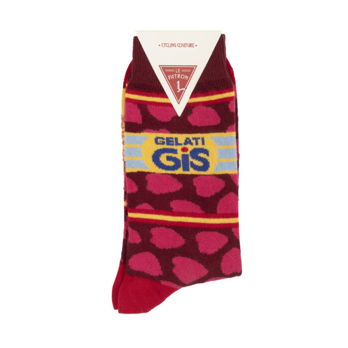 Cadeau voor wielrenner: Le Patron Socks Gis Pink