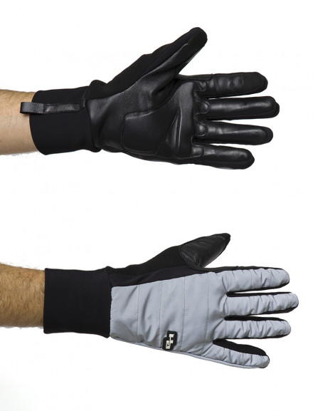 Greflective-winter-leather-gloves