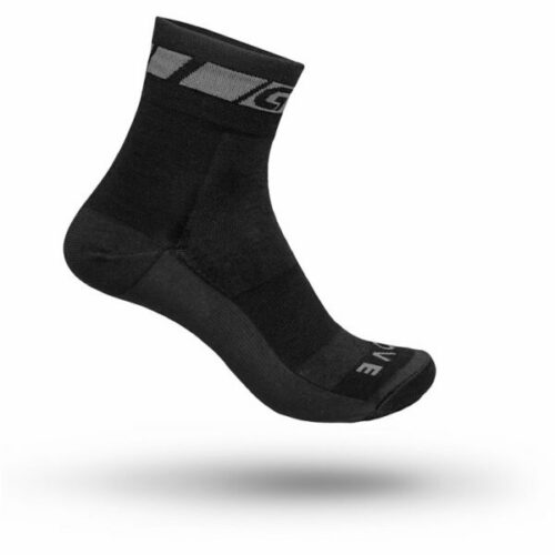 Fietssokken: Gripgrab Socks Merino Regular Cut Black