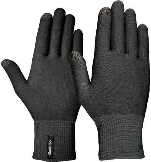 Handschoenen: Gripgrab Gloves Merino Liner Black