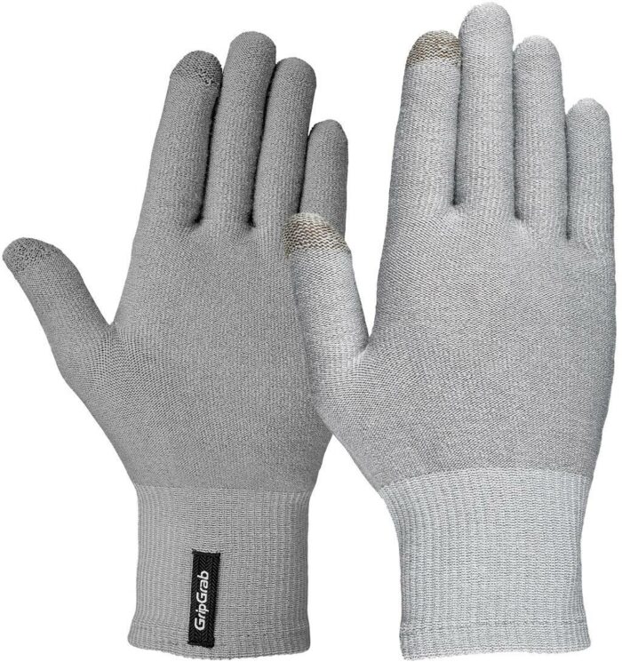 Handschoenen: Gripgrab Gloves Merino Liner Grey