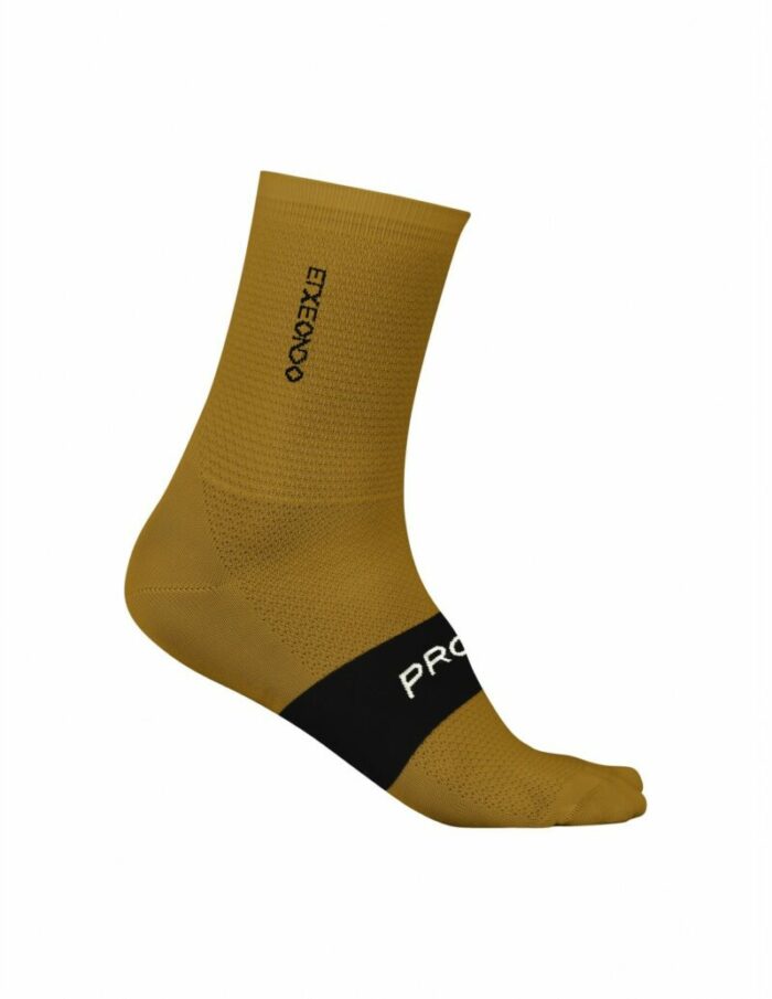 Fietssokken: Etxeondo Socks PRO Lightweight Mustard Yellow