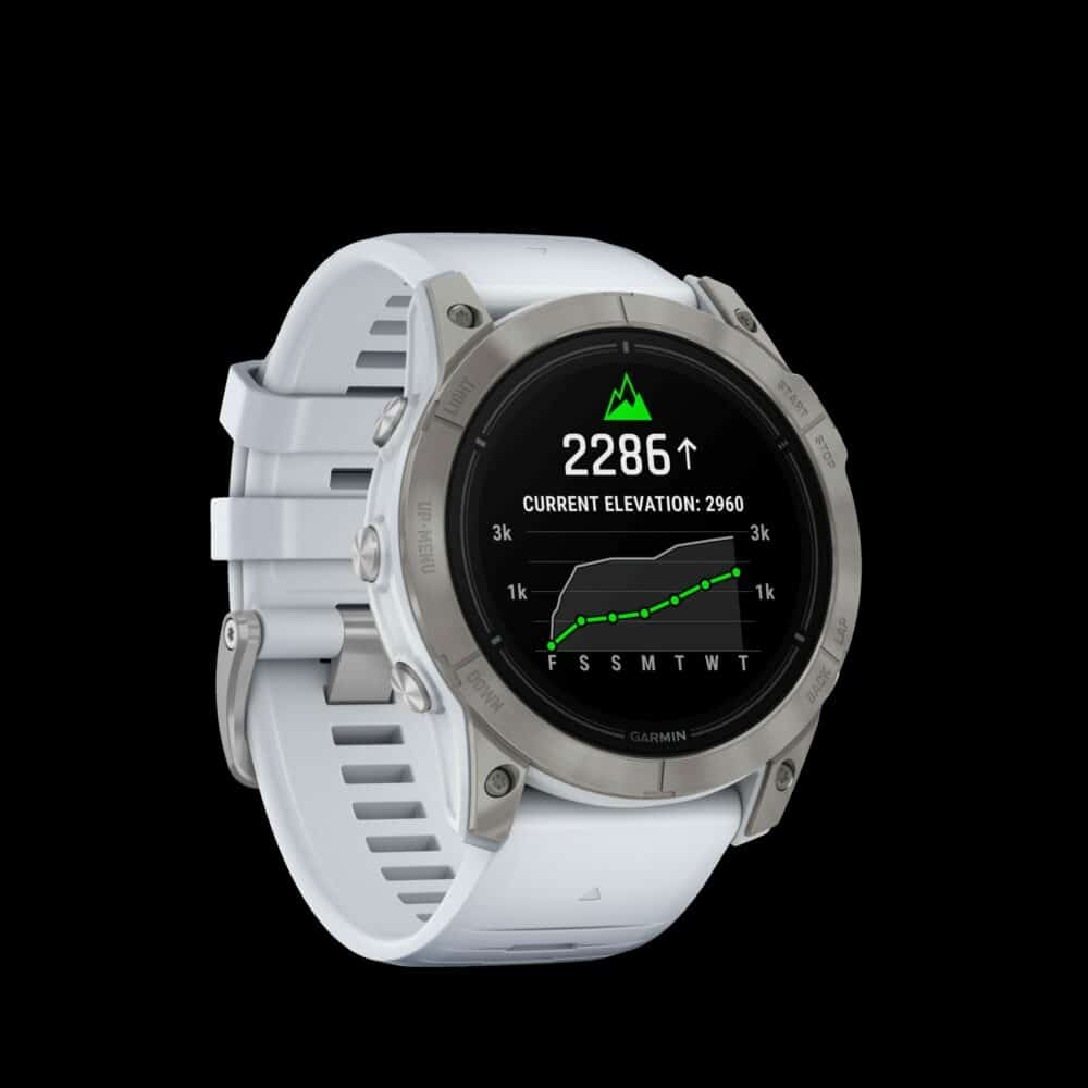 Sporthorloge epix™ Pro (Gen 2) – Sapphire Edition | 51 mm, Titanium met Whitestone band