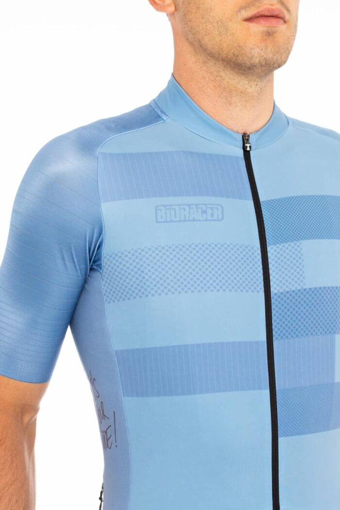 Bioracer fietskleding: Bioracer Jersey EPIC Slice (set incl. armstukken) man Pacific Blue