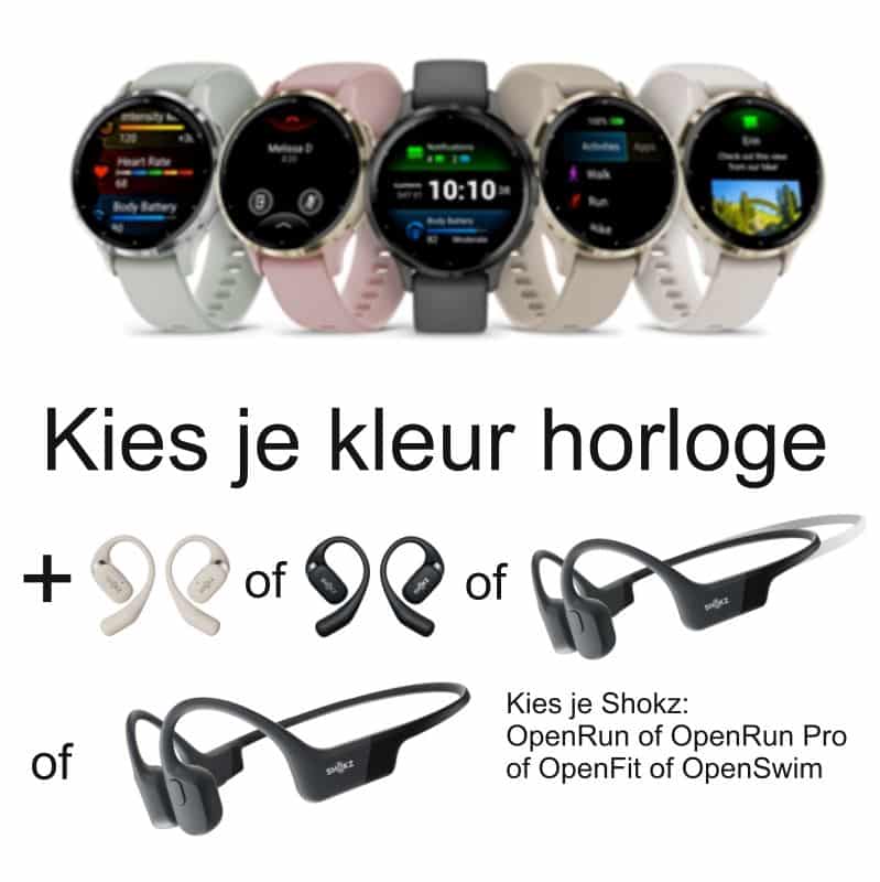 Garmin Venu 3S + Shokz