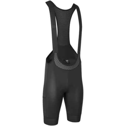 Fietsbroek heren: Bibshorts Adventure Cargo man Black