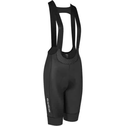Fietsbroek dames: Bibshorts Endurance met bretels woman Black