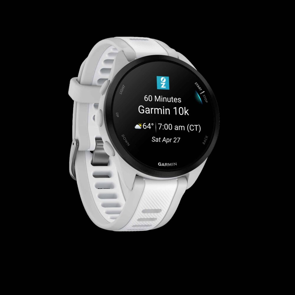 Sporthorloge GARMIN Forerunner® 165 Music, Mist grey/Whitestone