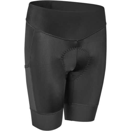 Fietsbroek dames: Bibshorts Ride zonder bretels woman Black