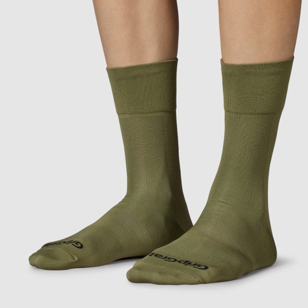 Fietssokken: Gripgrab Socks Lightweight Sl Olive Green