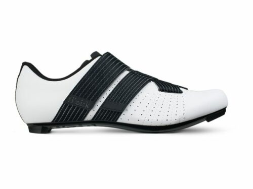Wielrenschoenen Fizik Schoenen Tempo Powerstrap R5 white-black