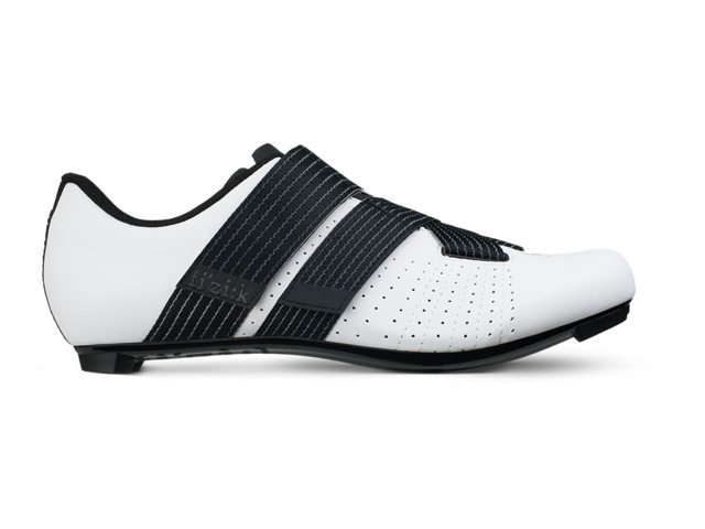 Wielrenschoenen Fizik Schoenen Tempo Powerstrap R5 white-black