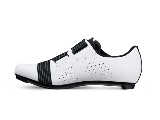 Wielrenschoenen Fizik Schoenen Tempo Powerstrap R5 white-black