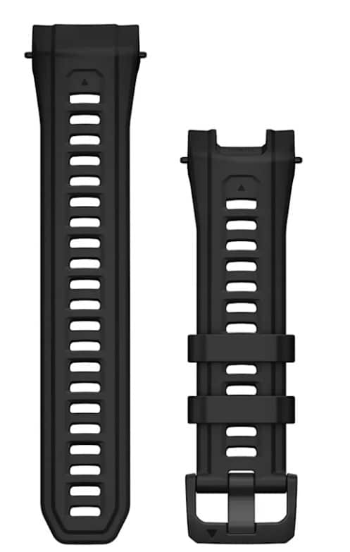 Garmin horlogebandje: 26 mm horlogebandjes (Instinct® 3 – 50 mm), Zwart siliconen