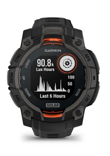Sporthorloge GARMIN Instinct® 3 – 45 mm, Solar Zwart met zwarte band