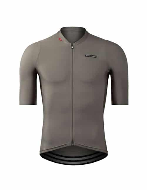 Fietsshirt Etxeondo Alde Metallic Taupe Grijs