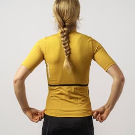 Fietsshirt Gripgrab fietsshirt Ride Short Sleeves woman Mustard Yellow
