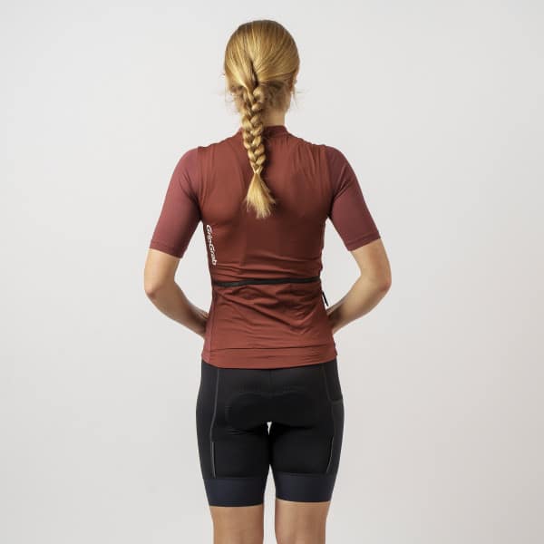 Fietsshirt GribGrab fietsshirt Ride Short Sleeves woman Dark Red