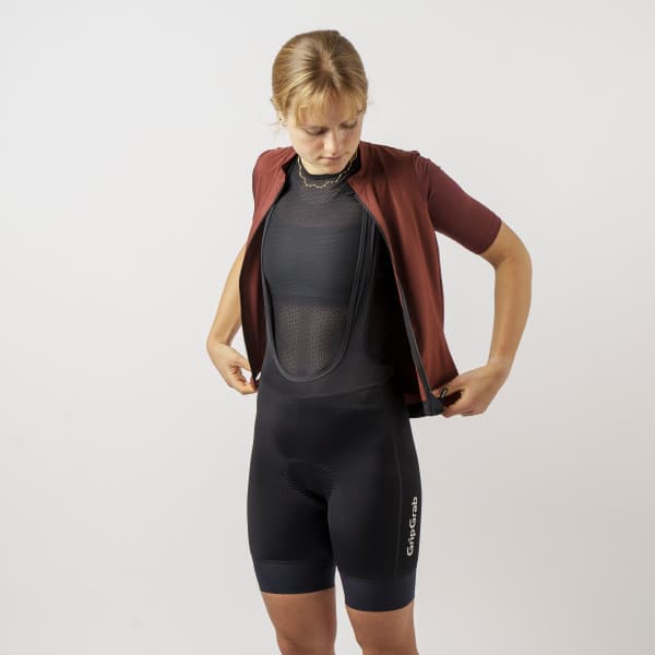 Fietsshirt GribGrab fietsshirt Ride Short Sleeves woman Dark Red