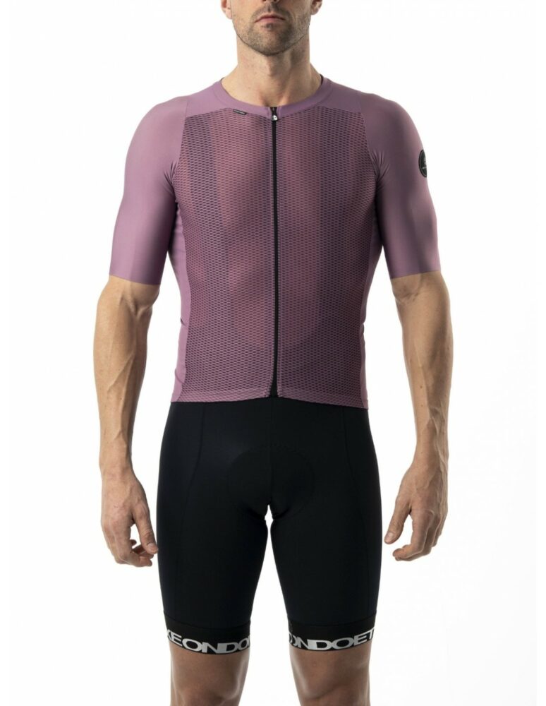 Fietsshirt Etxeondo Gara Man Aubergine