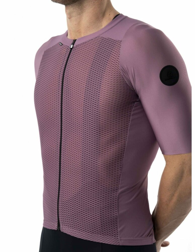 Fietsshirt Etxeondo Gara Man Aubergine