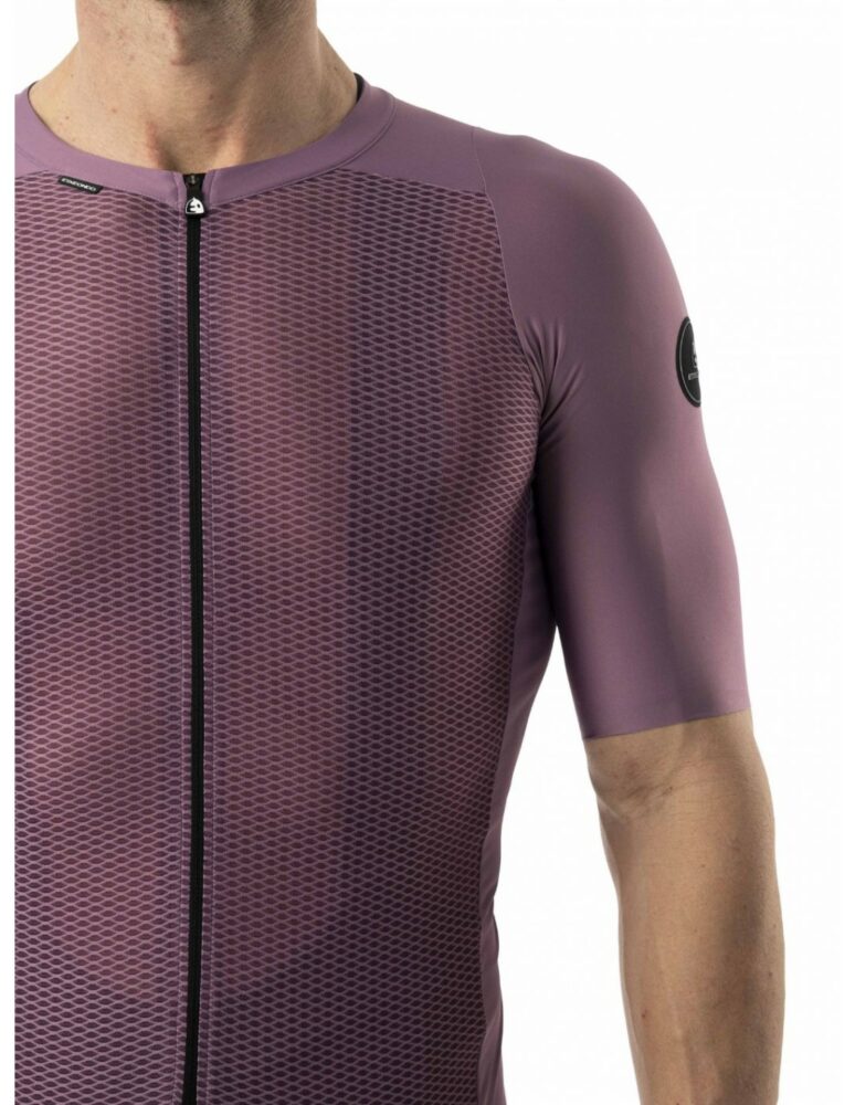 Fietsshirt Etxeondo Gara Man Aubergine