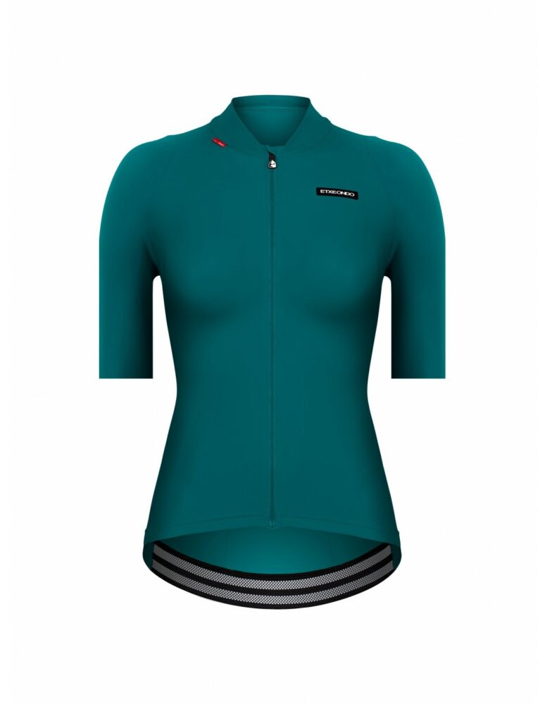 Fietsshirt Etxeondo Jersey Alda 110LW woman Smaragdgroen