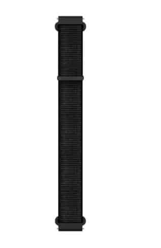 Garmin horlogebandje: Bandjes met snelsluiting (20 mm) Nylon band met zwarte gesp