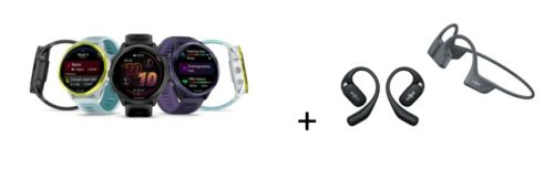 Combideal Forerunner 570 met Shokz koptelefoon