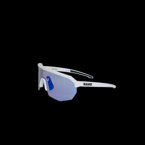 Sportbril NAOS Helbo Photochromic White Matt/Blue lenses
