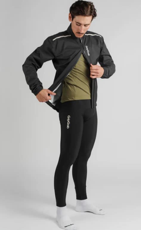 Fietsjassen: GripGrab RIDE Waterproof Lightweight Jacket Black