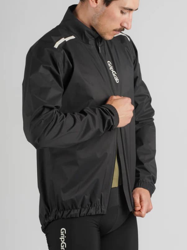Fietsjassen: GripGrab RIDE Waterproof Lightweight Jacket Black