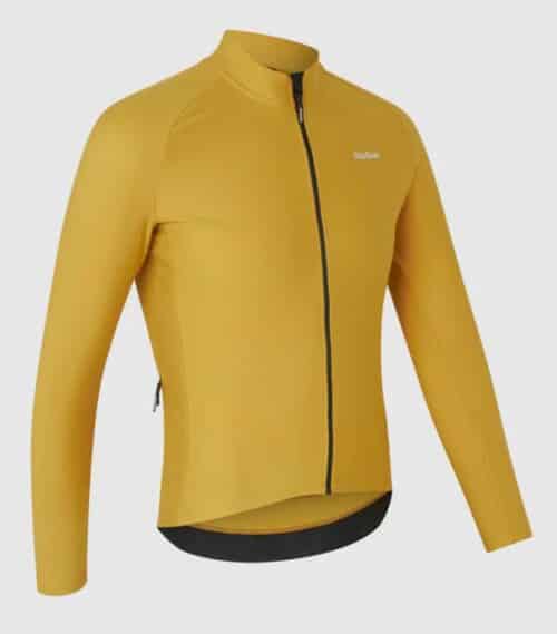 Fietskleding: Gripgrab Jersey Thermisch PACR-fietsshirt met lange mouwen Mustard Yellow