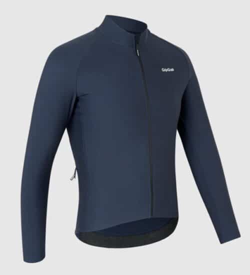Fietskleding Gripgrab Jersey Thermisch PACR-fietsshirt met lange mouwen Navy Blue