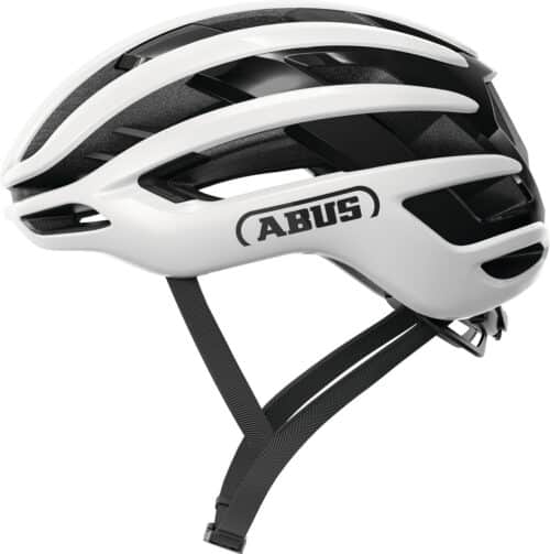 Wielrenhelmen: Abus AirBreaker 2.0 shiny white