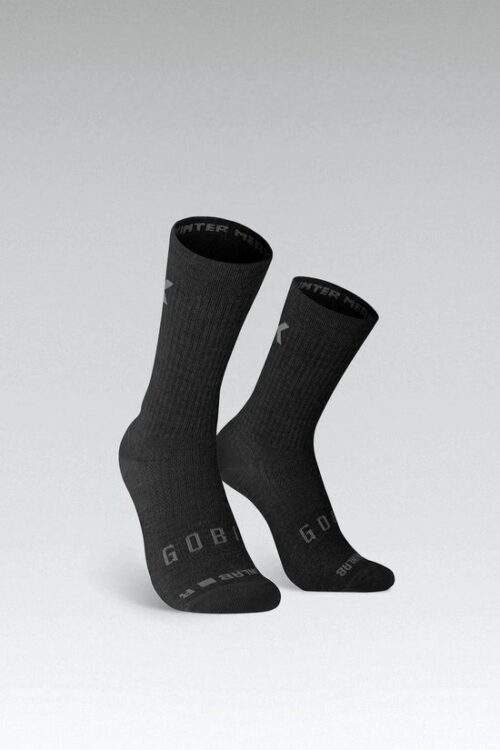 Fietssokken: GOBIK Socks Winter Merino Unisex Coal