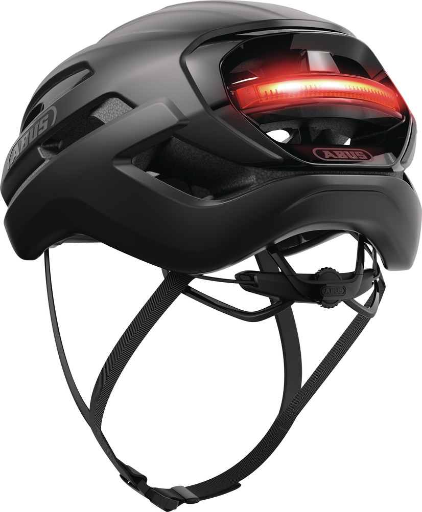 Wielrenhelmen Abus Taipan LED velvet black